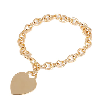 Tiffany & Co Heart Tag Charm Bracelet