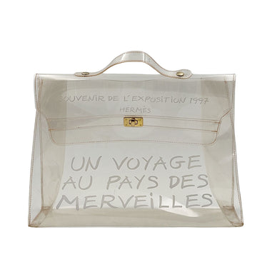 HERMeS Hermes Kelly 40 handbag in white pvc