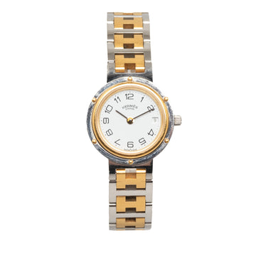 HERMES Two-Tone Clipper Watch