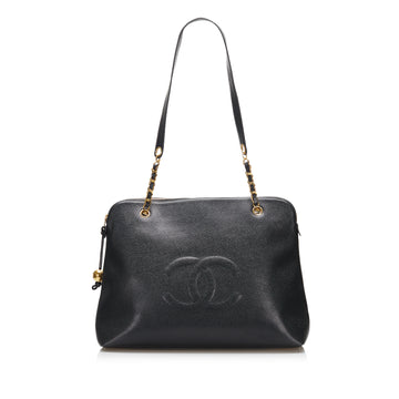 Chanel CC Caviar Shoulder Bag