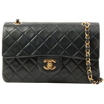 Chanel 1985~1990 Made Classic Flap Chain Bag 23Cm Black