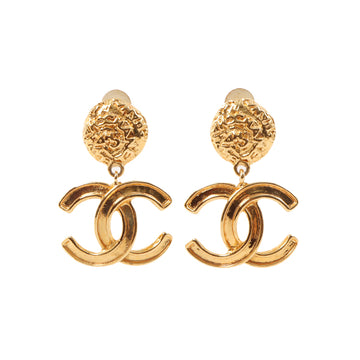 Chanel 1995 Made Cc Mark Swing Earrings