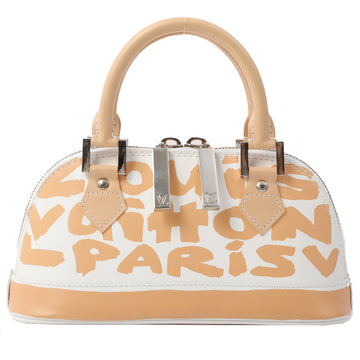 Louis Vuitton 2001 Made Graffiti Alma Pm White/Beige