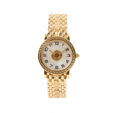 Hermes 18K Sellier Watch