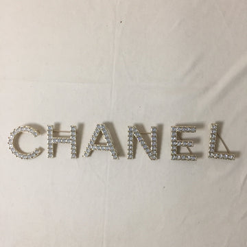 Chanel Gold Crystal Spelled Out 