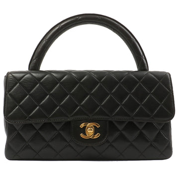 Chanel Around 1995 Made Classic Flap Handbag Black