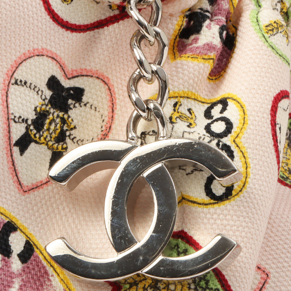 Chanel 2006 Heart Charm Motif Canvas Bag