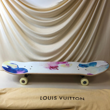 Louis Vuitton watercolor skateboard Sku# 63920