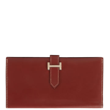 HERMES Made 2000 Bearn Classic Rouge Ash