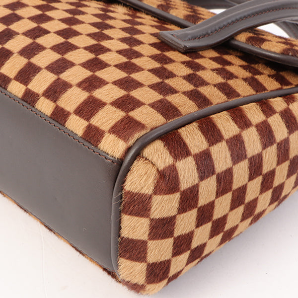 Louis Vuitton Brown Damier Sauvage Lion Handbag QJBCJWFB0B018