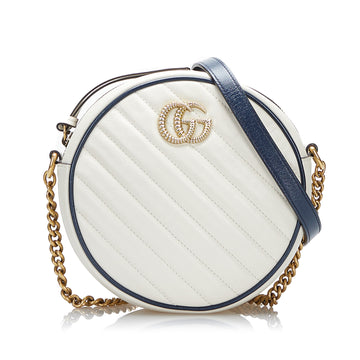 Gucci GG Marmont Round Crossbody Crossbody Bag