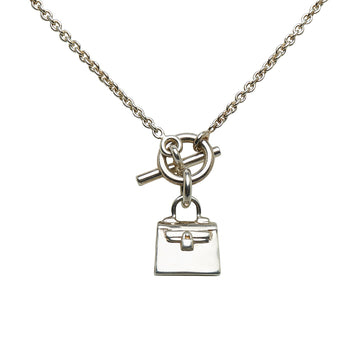 HERMES Kelly Pendant Necklace Costume Necklace