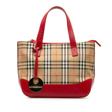 BURBERRY Haymarket Check Handbag