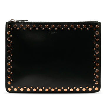 GIVENCHY Studded Leather Clutch Bag