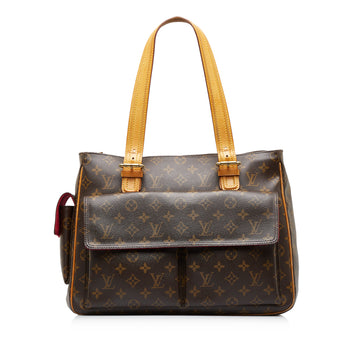 Louis Vuitton Tote Bag Kabamezo Brown Beige Monogram M51151
