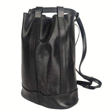 LOUIS VUITTON Randonnee backpack in black epi leather