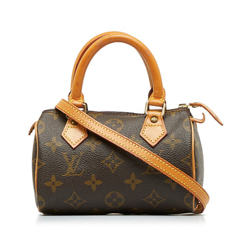 Louis Vuitton Monogram Miroir Speedy 35 Hand Bag Gold M95785 Lv Auth 29332A