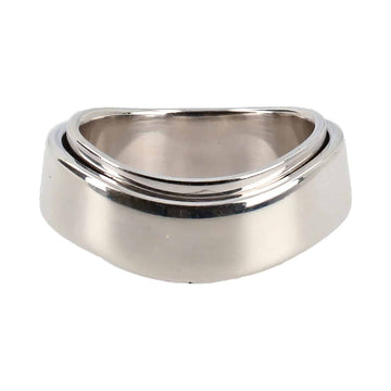MONTBLANC Silver Wide Profile Rotating Ring