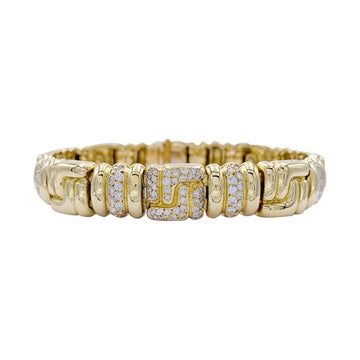 BOUCHERON yellow gold and diamonds bracelet.