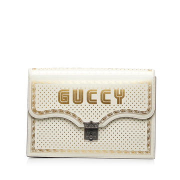 GUCCI x SEGA Guccy Stars Portfolio Clutch Bag