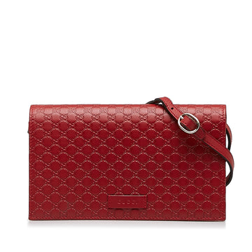 GUCCIMicrossima Long Wallet on Strap Crossbody Bag