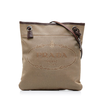 Brown Prada Leather Shoulder Bag – Designer Revival