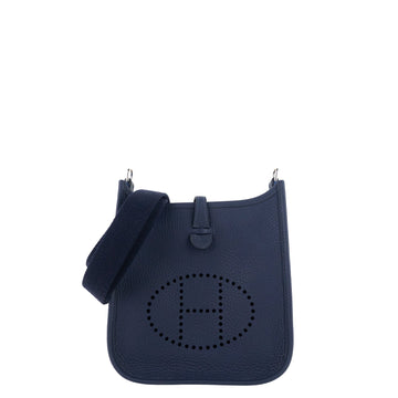 HERMES Evelyne TPM 16 Clemence Leather Bag