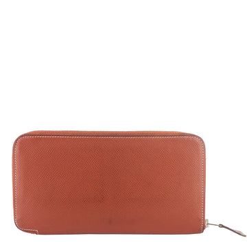 HERMES Silk'In Classique Long Epsom Leather Wallet