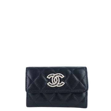 CHANEL 23P XL Caviar Leather Card Holder