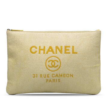 CHANEL Deauville O Case Clutch Bag