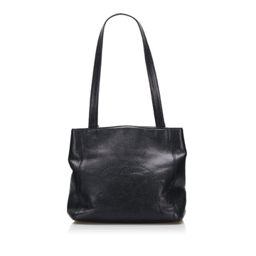 CHANEL CC Caviar Leather Tote Shoulder Bag