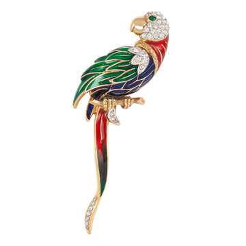 ATTWOOD & SAWYER 1980s  Attwood & Sawyer Parrot Brooch