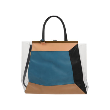 FENDI 2Jours Handbag in Multicolor Leather