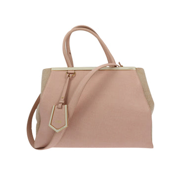 FENDI 2Jours Handbag in Pink Leather