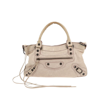 BALENCIAGA First Handbag in Lilac Leather
