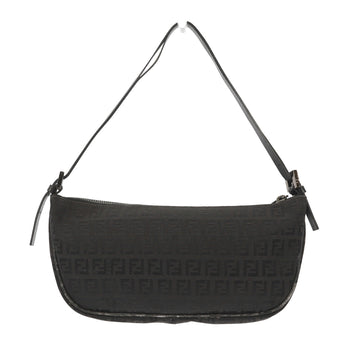 FENDI Shoulder Bag in Black Fabric