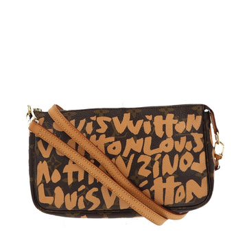 LOUIS VUITTON Limited Edition x Stephen Sprouse Graffiti Pochette Accessorie bag