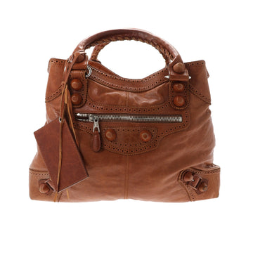 BALENCIAGA Handbag in Brown Leather