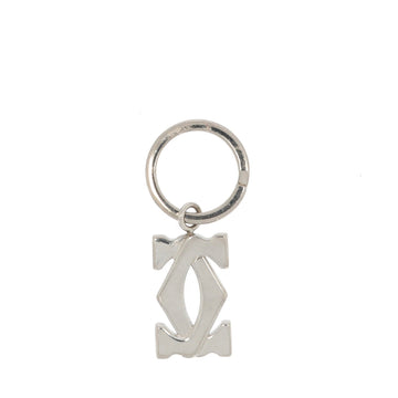 CARTIER Keychain in silver stainless steel