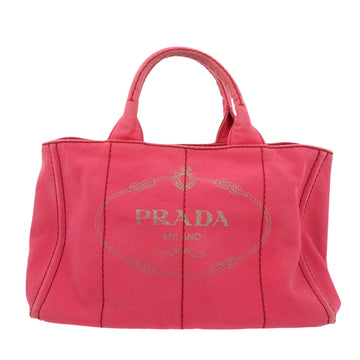 PRADA Canapa Handbag in Pink Fabric