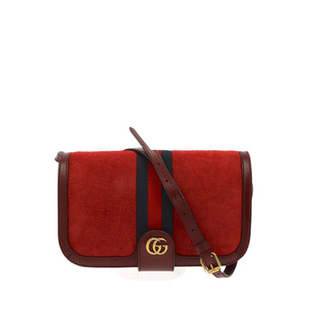 GUCCI Crossbody Bag in Bordeaux Leather