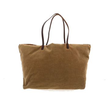 FENDI Shoulder Bag in Beige Velvet