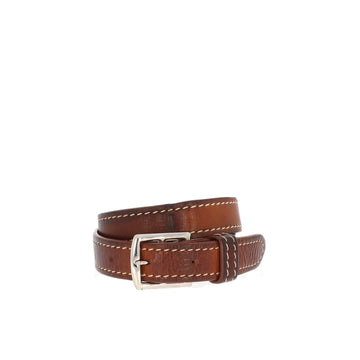HERMES Etriviere Bracelet in Brown Leather