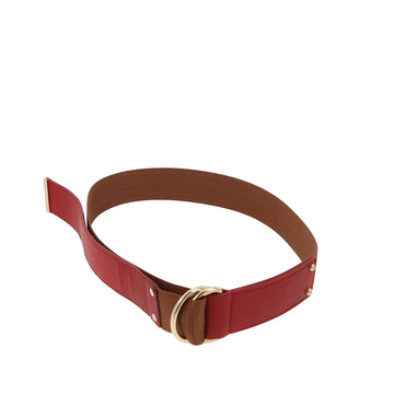 FENDI Belt in Red Leather