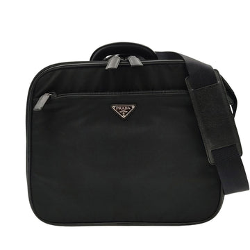 PRADA business bag in nylon and Saffiano leather