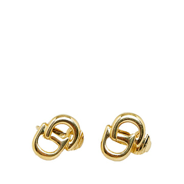 DIOR Gold-Tone Clip-On Earrings Costume Earrings