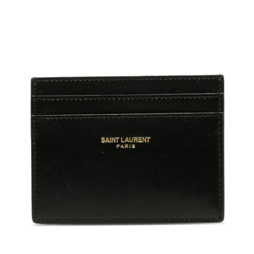 SAINT LAURENT Leather Card Holder