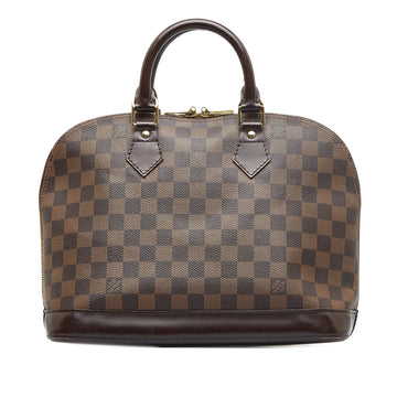 Authentic Louis Vuitton Monogram Alma BB 2Way Hand Bag M53152 Used