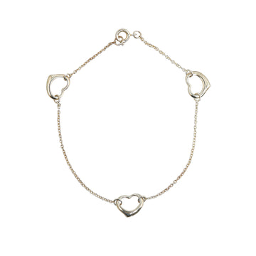 Tiffany Elsa Peretti Silver Open Heart Bracelet