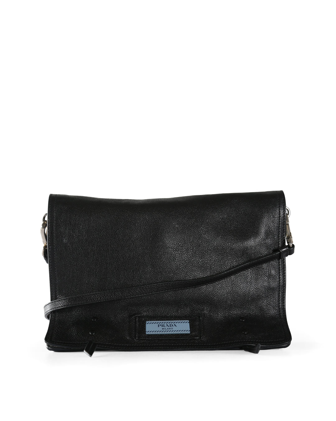 Prada Vintage - Gathered Nylon Satchel Bag - Black - Leather Handbag -  Luxury High Quality - Avvenice